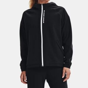 Under Armour RUSH™ Fleece Women's Full-Zip Hoodie Black Hoodie